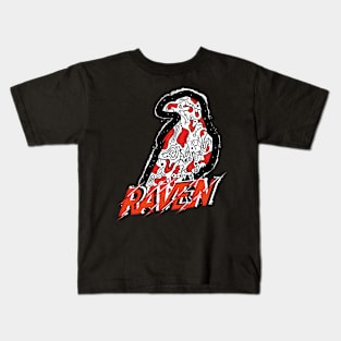 Raven in the sky Kids T-Shirt